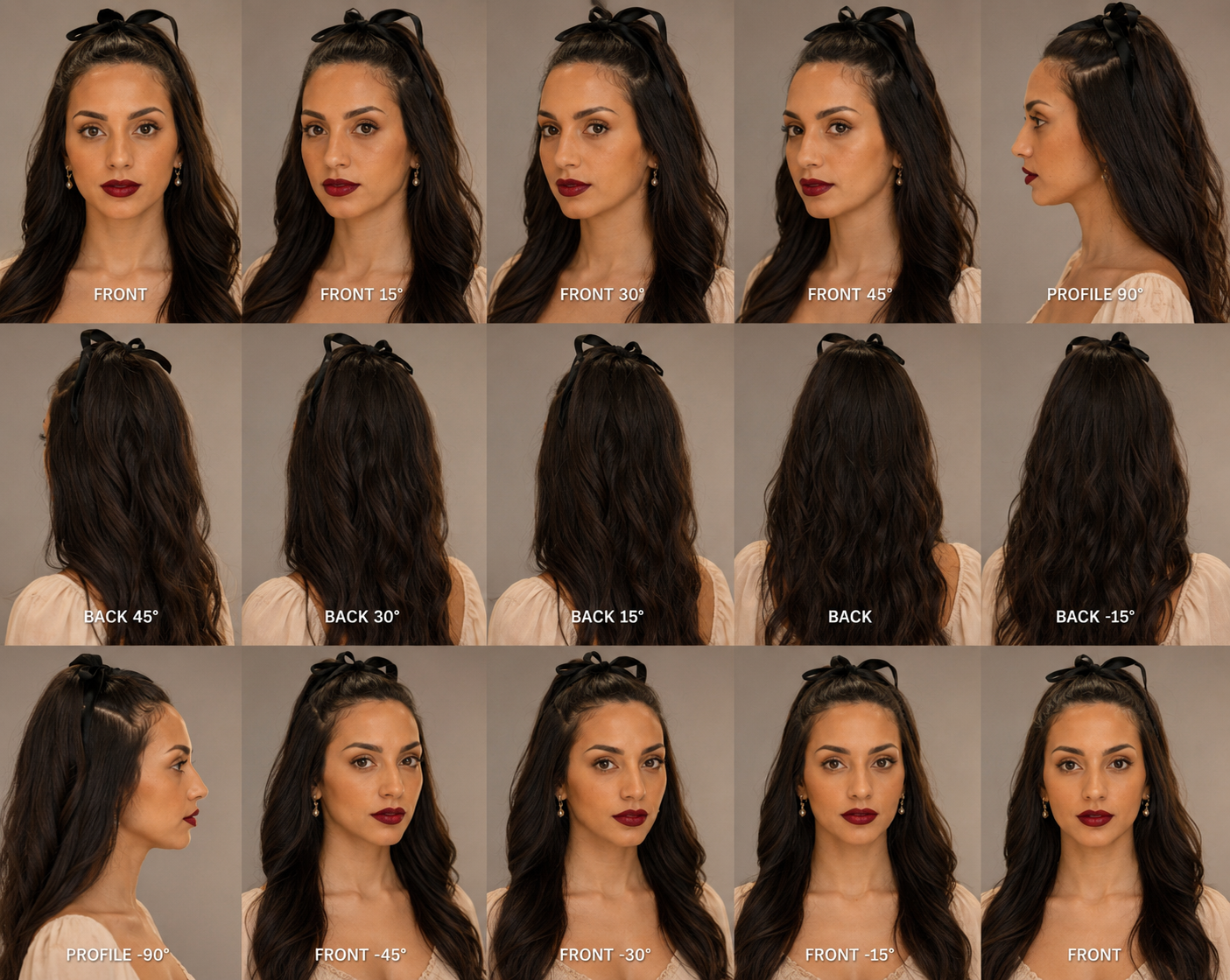 Ghazaleh blueprint sheet with neutral beauty look — bilingual master of ceremonies, motivational speaker, Toronto, Persian-Canadian