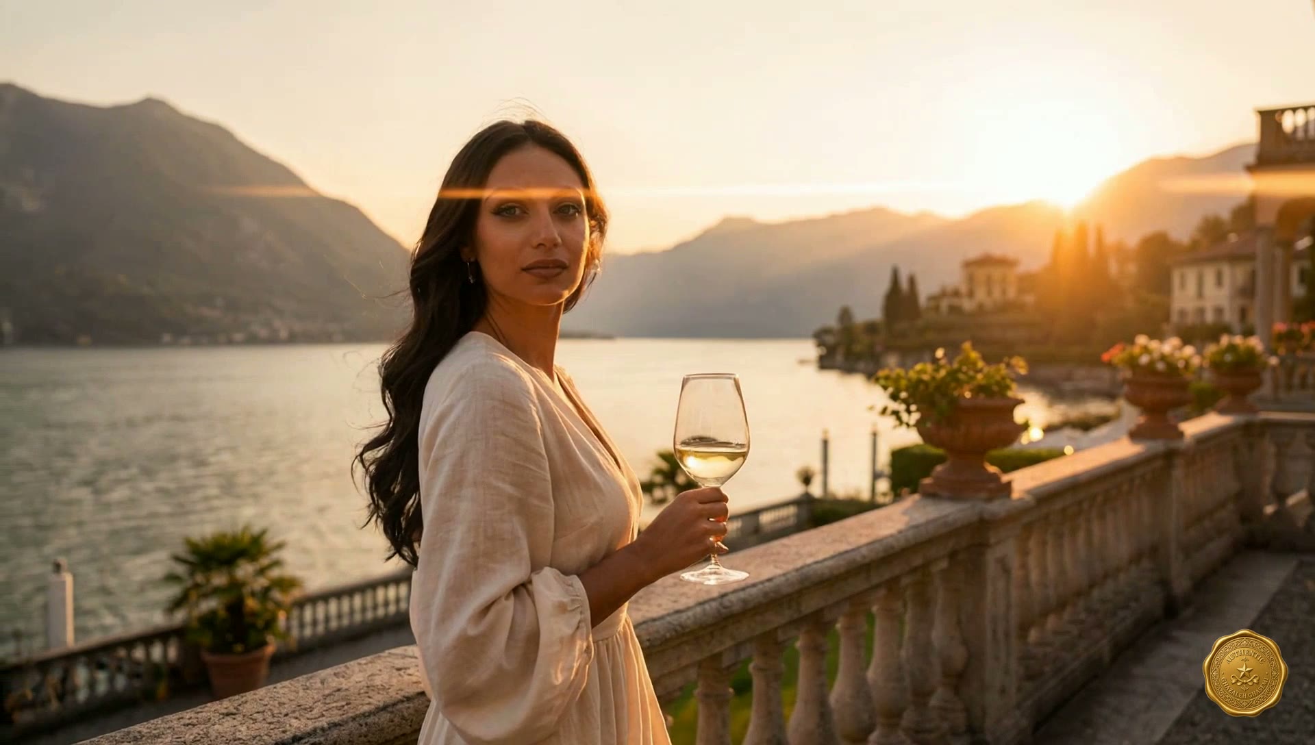 Lake Como Terrace — Golden Hour thumbnail