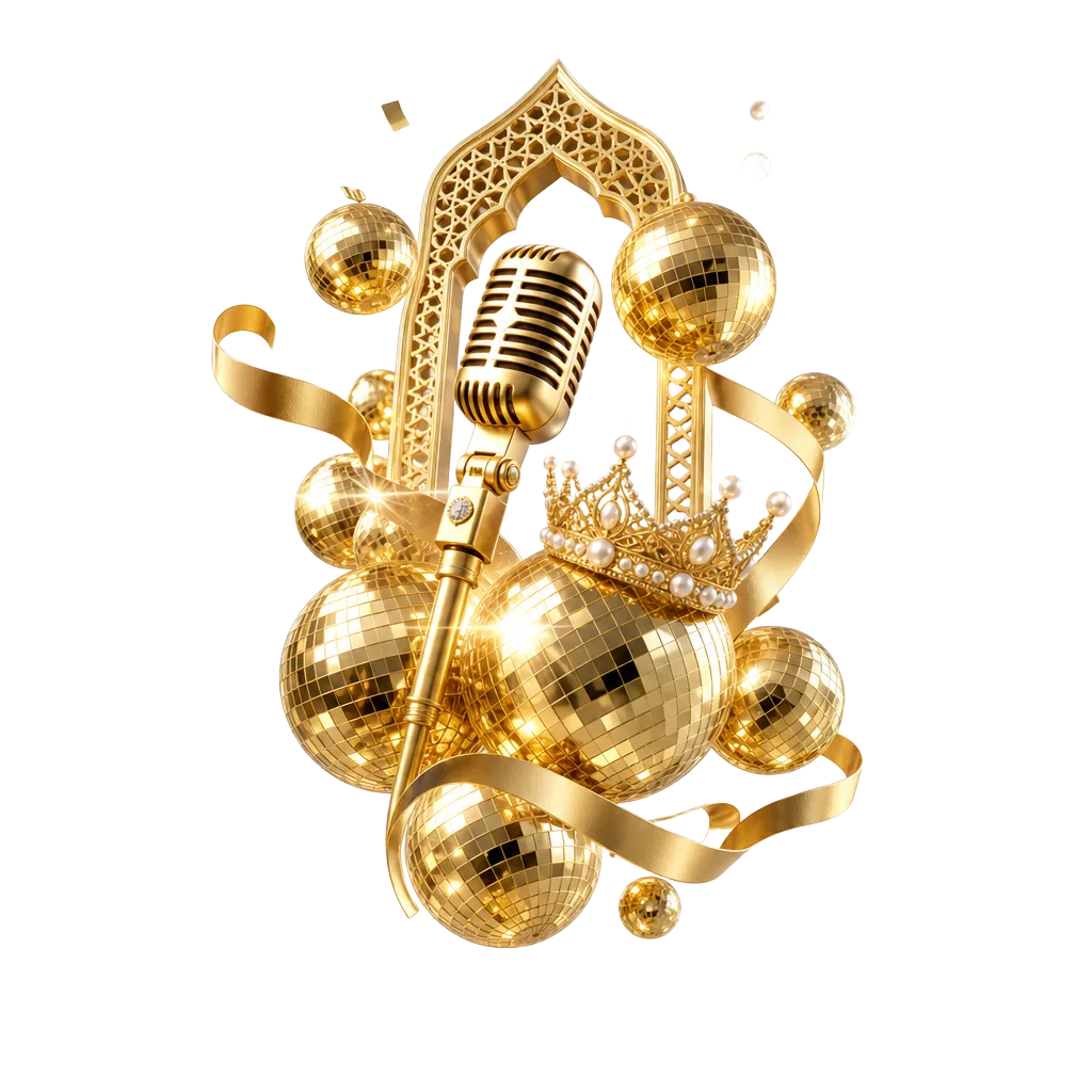 Golden 3D home clipart, bilingual master of ceremonies and motivational speaker, Toronto, Persian-Canadian