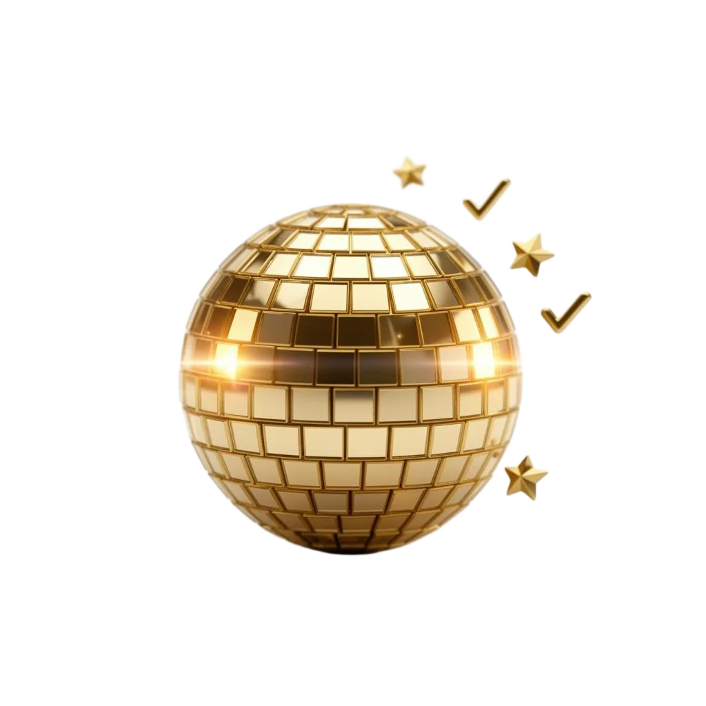 Golden 3D planner clipart, bilingual master of ceremonies and motivational speaker, Toronto, Persian-Canadian