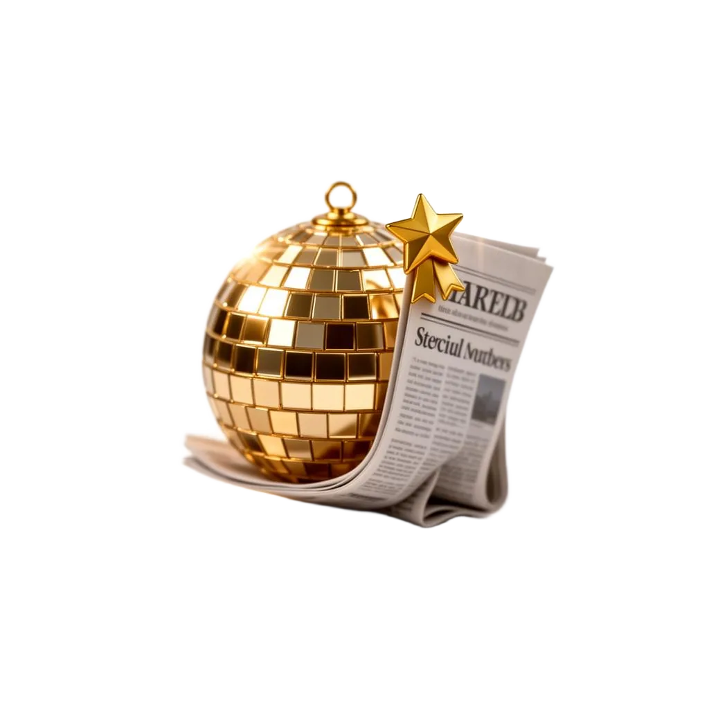Golden 3D press clipart, bilingual master of ceremonies and motivational speaker, Toronto, Persian-Canadian