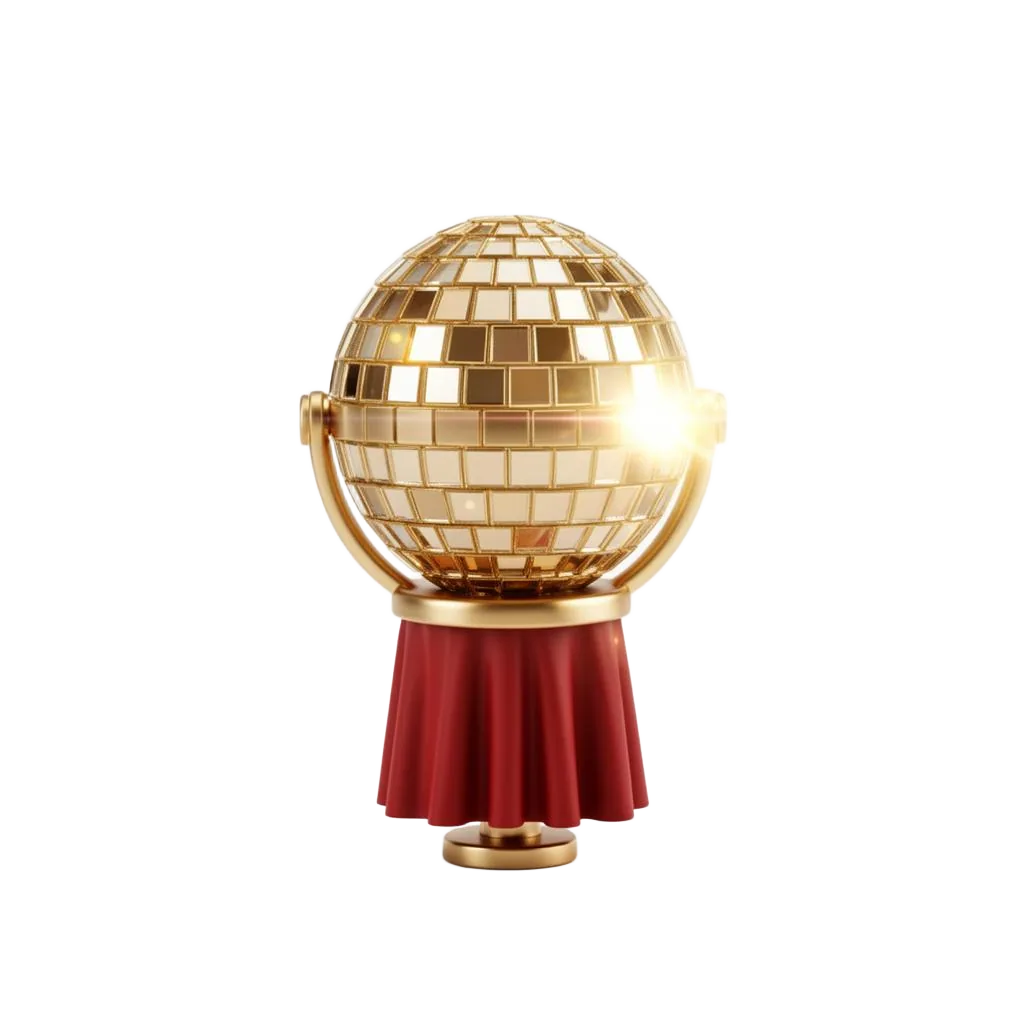 Golden 3D services clipart, bilingual master of ceremonies and motivational speaker, Toronto, Persian-Canadian